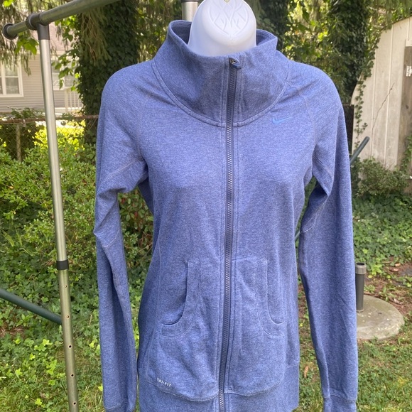 Nike Blue Full-Zip Jacket - Picture 1 of 9